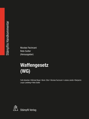 cover image of Waffengesetz (WG)